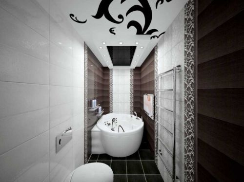 Дизайн плитки в ванной комнате фото